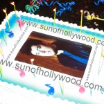 Wow, how thoughtful that this cake would shamelessly plug www.SunOfHollywood.com   ;)