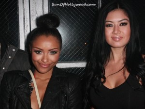 Katerina Graham and Kim Lee show Melissa their Sisterly Support