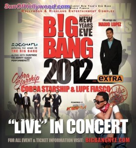 Another Sick Hollywood Party To Bring In 2012 Featuring Christina fulton with Lupe Fiasco, Cobra Starship, ROCKMAFIA, and Mario Lopez at Hollywood And Highland