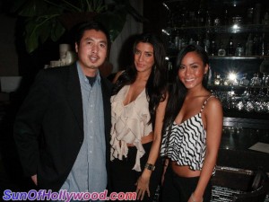 Lee V. Ho with Fly Girls Nicole Williams and Tammy Tran