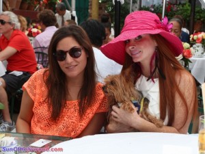 Phoebe Price with Leslie Benaroch of Public Magazine from France. Oh, and don't forget Henry