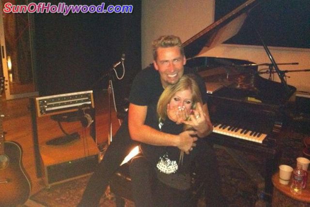 Chad Kroeger And Avril Lavigne and their MAGICal Vegas Engagement