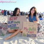 They're Taking A Stand... Seated In The Venice Beach Sands