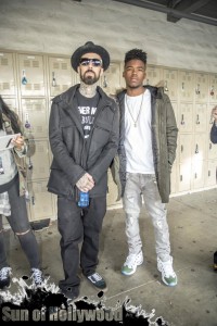 floyd mayweather travis barker lil caine the artist blink 182 charity basketball celebrity tyrin turner garry sun prophecy sunofhollywood 08