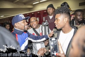 floyd mayweather travis barker lil caine the artist blink 182 charity basketball celebrity tyrin turner garry sun prophecy sunofhollywood 11