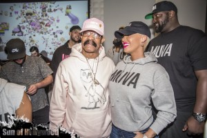 amber rose muva moji emoji launch party dave n busters hollywood highland dennis graham drake too short trinidad james mally mall garry sun prophecy sunofhollywood 40
